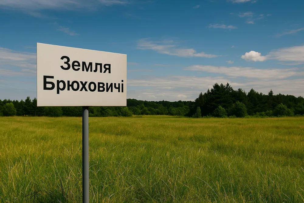 ПРОДАЖ земельної ділянки  Брюховичі, вул. Незалежності України. Львівської області