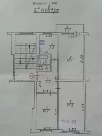 Продаж 3К Квартира  Львів, Залізничний, Патона, 34  62 м.кв