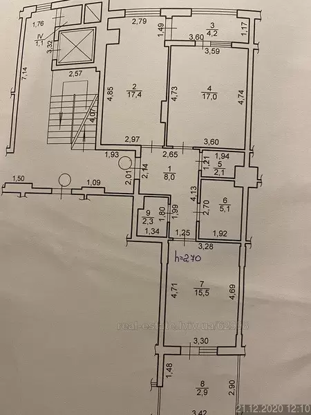Продаж 2К квартира  Львів, Манастирського
