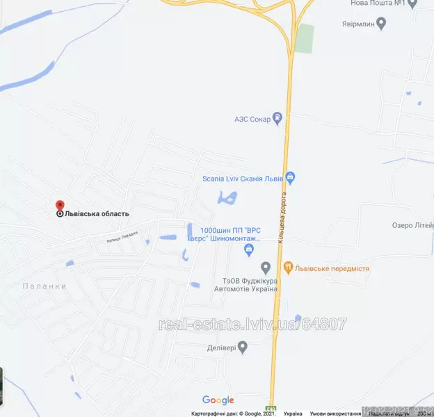 Продаж земля під житлову забудову  Паланки, Європейська 