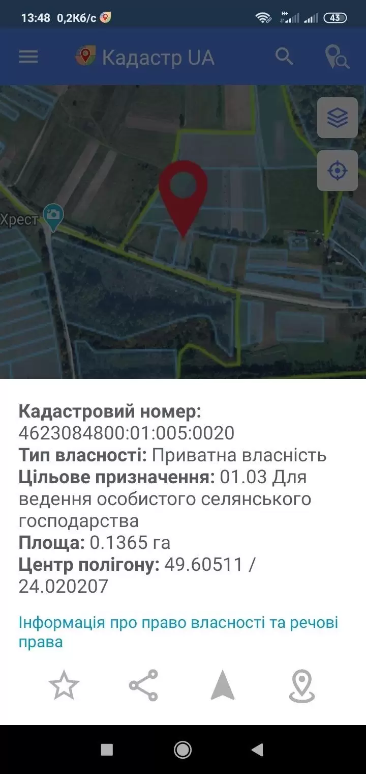 Продаж земля під житлову забудову  Рудно 