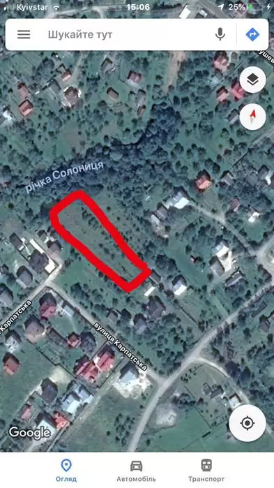 Продаж земля під житлову забудову  Трускавець, вул Карпатській 