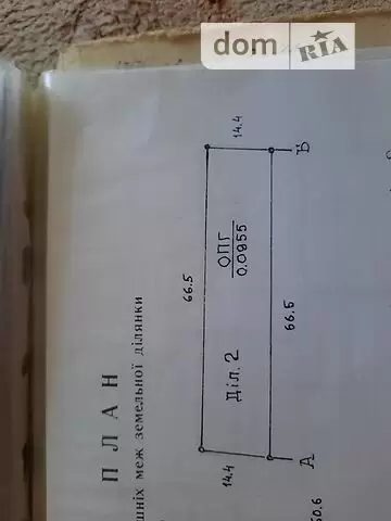 Продаж земля не під житлову забудову  Давидів 