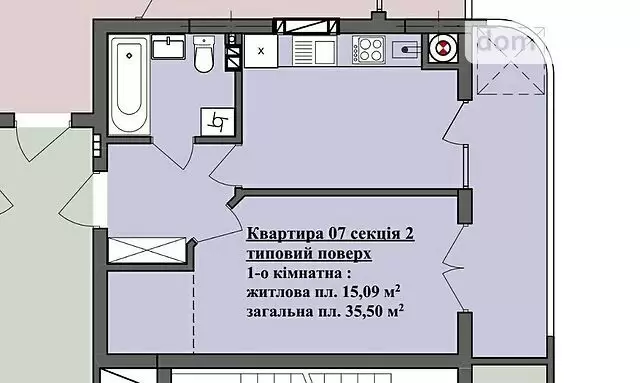 Продаж 1К квартира  Львів, Франківський